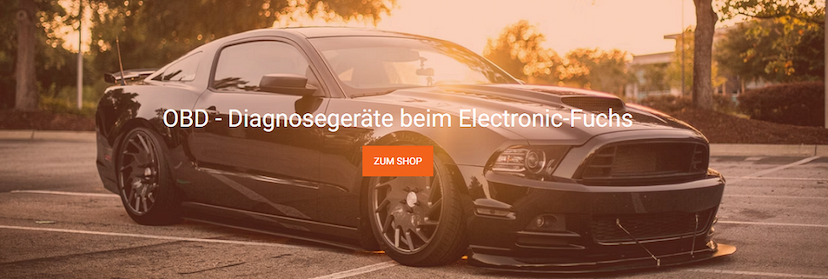 Screenshot der Shop-Webseite von Electronic-Fuchs